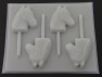 609 Horse Head Chocolate or Hard Candy Lollipop Mold  IMPROVED